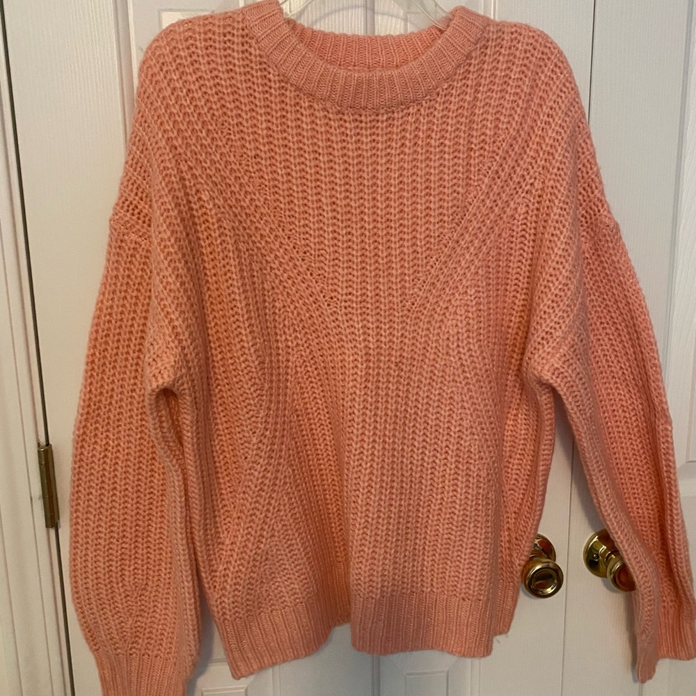 a new day Coral Crew Neck Sweater